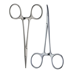 Fórceps para mosquitos de grado quirúrgico Acero inoxidable Recto 5 Longitud Quirúrgico Dental Acero inoxidable Fórceps de laboratorio médico - Product Image 5