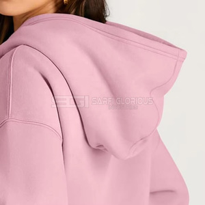 Nuevas Sudaderas con Capucha de Manga Larga para Mujer al por Mayor, Ropa Deportiva de Invierno de Alta Calidad en Felpa, Color Liso, con Capucha - Product Image 6