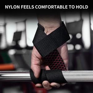 Correas de Agarre Grip Power - Protectores de Manos de Nailon para Peso Muerto/Escalada con Silicona Antideslizante, Sistema de Protección de Muñecas para Gimnasio - Product Image 6