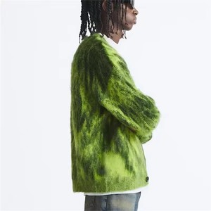 Logo personnalisé Cardigan tricoté Pulls en mohair Pull en mohair de qualité supérieure respirant et chaud - Product Image 3