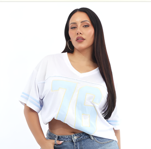 Camiseta de Jersey de algodón de talla grande personalizable de alta calidad para mujer estilo informal de gran tamaño de secado rápido al por mayor OEM ODM Bangladesh - Product Image 1