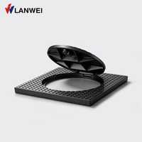 Couvercle de regard carré en fonte ductile certifié CE, marque LANWEI, EN124 C250, antidérapant et sécurisé pour le drainage routier