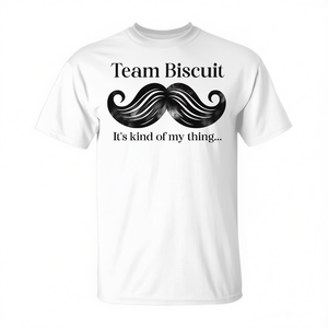 T-shirt promozionale Team Biscuit 'It's Kinda My Thing' He for Who Fights with Monsters - Product Image 2