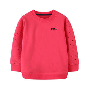 Sudadera con Capucha para Niñas, Estilo Holgado, Color Sólido, Felpa, Hombros Caídos, con Tela Suave y Cómoda, Ropa Casual - Product Image 1