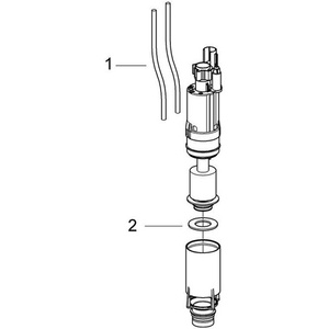 Grohe วาล์วระบายน้ำชักโครกแบบคู่สำหรับอุปกรณ์อาบน้ำและห้องน้ำ - Product Image 5