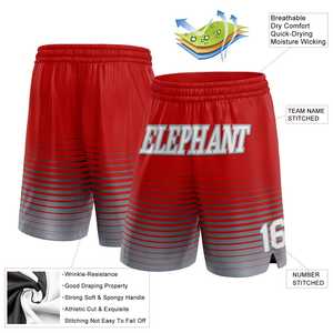 Men Team Basketball Mesh Shorts with Custom Name Number Sublimation Printing <b>Elastic</b> Waist for Private Label OEM Sportswear - Product Image 2