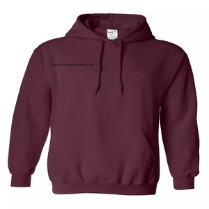 Sudadera con capucha de felpa francesa pesada para hombre, algodón de alta calidad, logotipo personalizado, patrón sólido, primavera de gran tamaño, teñido liso, multicolor - Product Image 6
