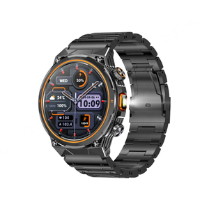 Reloj inteligente AK81 con pantalla IPS de 1,46 pulgadas, batería de 400mAh, rastreador de ritmo cardíaco resistente al agua IP68 con linterna LED y Bluetooth - Product Image 3