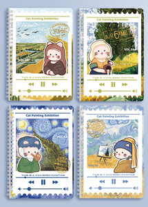 Bview A5 studio a spirale piano di lavoro studio 60 fogli di quaderno ispessito per studenti di aziende universitarie - Product Image 5