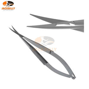 Micro tijeras profesionales de belleza personalizadas de alta calidad, acero inoxidable curvo afilado para uso en belleza - Product Image 6