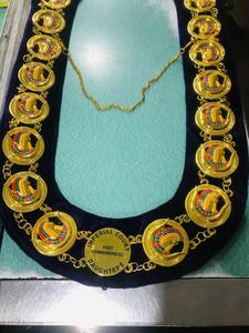 ปลอกคอโซ่โลหะ Masonic Blue House - Product Image 2