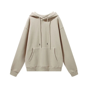 High Quality Custom Logo <b>Mens</b> Heavyweight Fleece Hoodie Oversized Loose Fit Blank Drawstring Streetwear <b>Pullover</b> Wholesale - Product Image 4