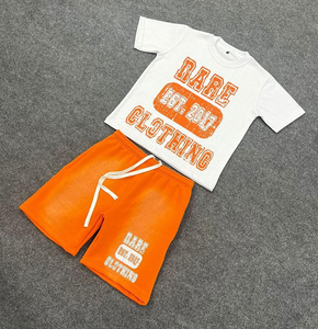 เสื้อยืดครอปพิมพ์ลายสำหรับผู้ชายชุดวอร์ม2ชิ้นล่าสุดสำหรับฤดูร้อนแฟชั่นใหม่ล่าสุด - Product Image 5