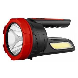 Linterna portátil recargable (5W LED 380 Lm) Roja y Negra PP3172 - Product Image 1