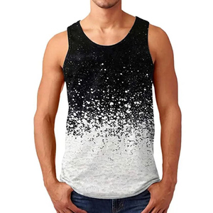 Top Quality Manufacturer Sports Wear Sleeveless Vest Wholesales Price Gym <b>Singlets</b> Fitness <b>Men</b> Bodybuilding Tank Top - Product Image 1