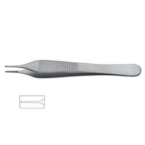 Fórceps de disección Adson, fórceps de tejido quirúrgico de acero inoxidable, juego de instrumentos quirúrgicos de precisión para dientes - Product Image 1