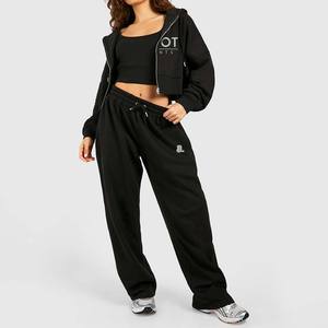 Nouveauté Vintage Acid Wash 2 en 1 Sweat à capuche zippé d'hiver lourd pour femme 100% coton - Product Image 3