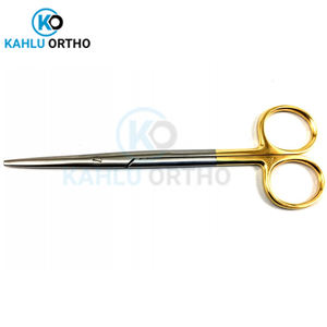 Mango dorado Buen proveedor Precio de fábrica Venta superior Tijeras quirúrgicas de acero inoxidable por KAHLU ORTHOPEDIC - Product Image 5