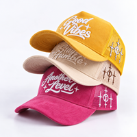 Casquette Trucker Personnalisée en Daim 5 Panneaux avec Filet, Fermeture Snapback, Logo Brodé 3D, Respirante, Style Vintage, Chapeau Streetwear d'Extérieur pour Hommes et Femmes