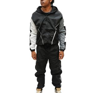 BRUNCHES SPORTS Chándal Cortavientos Personalizado con Letras Griegas para Clubes Universitarios, Ropa Deportiva, Traje de Entrenamiento de Nailon para Hombre, Verano - Product Image 1