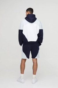 Ensemble de survêtement pour homme de haute qualité, vente en gros, léger, respirant, impression personnalisée du logo, tenue décontractée d'été, tenue de sport en deux pièces - Product Image 5