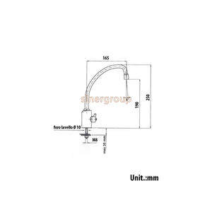Robinet 1 voie 1035, raccord rapide 6 mm, robinet d'eau pure, finitions multicolores - Product Image 2