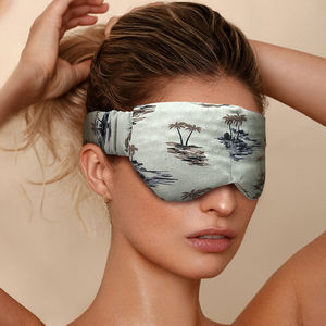 Groothandel op maat gemaakte logo-gevulde slaapmasker met zwaartekracht, aromatherapie, lavendel, zacht gewogen oogkussen - Product Image 5