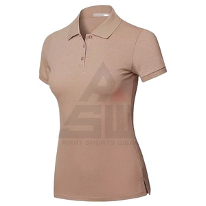 OEM Logo personnalisé imprimé tricoté respirant pour femmes Golf pour chemise Design personnalisé sport séchage rapide 100% coton - Product Image 1