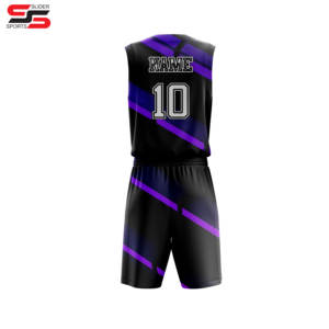 Ensembles de maillots de basket-ball pour hommes kits de vêtements de sport respirants 2025 uniformes de basket-ball de bonne qualité - Product Image 2