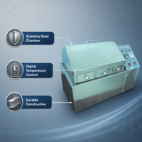 Probador de Envejecimiento por Vapor, Controlador de Temperatura Digital, Máquina con Pantalla PV SV para Pruebas de Aislamiento de Caucho y Conectores