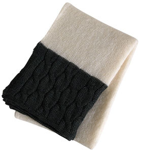 OEM ODM 100% Couverture tricotée en coton Super doux couleur unie Jeté de laine et motif imprimé de literie épaisse au prix de gros - Product Image 4