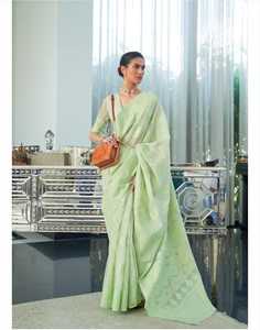 KASHIDHA LUCKNOWI CHICKANKARI LUCKNOWI TISSERIES - Product Image 4
