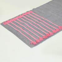 100% tapis de méditation de Yoga en coton biologique écologique tissé à la main rectangulaire tressé intérieur extérieur assis tapis de prière antidérapant