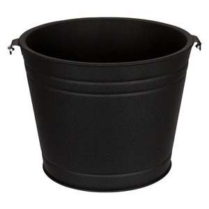 Cerveza Vino Champán Enfriador Vino Cerveza Vodka Cubo de hielo para fiestas Venta al por mayor Acero Negro Acabado Cubo de hielo para agua fría - Product Image 3