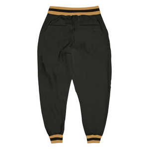Dernier modèle Pantalon de survêtement personnalisé en polaire noire style baggy Vente en gros Tissu léger Taille élastique avec poches - Product Image 2