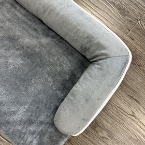 Populair Groot Wasbaar Huisdier Plat Bed Custom Kauwbestendig Duurzaam Medium Grote Hondenbed Slaapbank Met Sponsvulling - Product Image 4