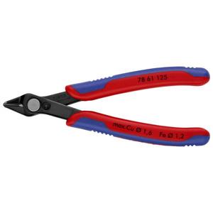 คีมตัดไฟเบอร์ออปติก Knipex Electronic Super Knips แบบขัดเงา พร้อมด้ามจับหลายส่วนประกอบ ผลิตจากเหล็กเครื่องมือพิเศษ - Product Image 1
