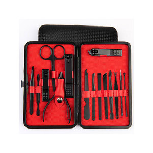 Kit de Pedicura Premium con Estuche de Almacenamiento, Artículos Esenciales para el Cuidado de las Uñas y los Pies, Kit de Pedicura Multifuncional - Product Image 1