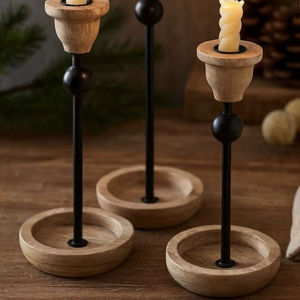 Portavelas de madera de lujo - Product Image 2