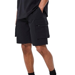 Ropa de verano para hombre precio al por mayor estilo de calle personalizado patrón sólido ecológico ligero secado rápido transpirable corto - Product Image 1