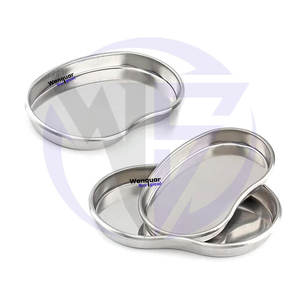 Bandeja de Riñón de Acero Inoxidable para Hospitales, Bandeja de Instrumentos Quirúrgicos Personalizada de 8/10/12 Pulgadas, Bandejas Médicas al por Mayor - Product Image 1