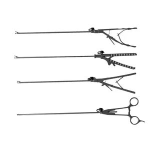 Gran oferta, mango axial de portaagujas laparoscópico alemán, curvas de mandíbula derecha con agarre ergonómico, aprobado por CE ISO - Product Image 1