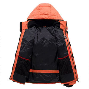 Chaqueta de Invierno Informal Impermeable de Lona con Cremallera y Transpirable, Chaqueta Acolchada de Talla Grande para Exteriores, Unisex, 2025 - Product Image 3