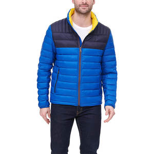 Veste d'hiver décontractée pour homme en gros sur mesure avec col montant et coque en cachemire avec logo et poches - Product Image 1