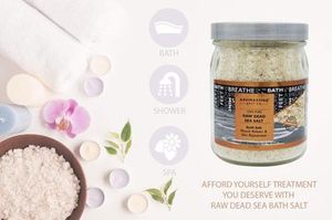 Private Label 5lb Raw <b>Dead</b> <b>Sea</b> Salt New White Label Not Cleaned with All <b>Minerals</b> Including Fine Mud for Bath Use - Product Image 4