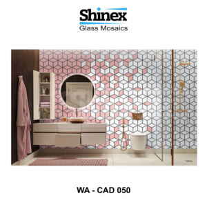 Finition murale en mosaïque de verre de 10mm pour un look classique écologique dans les applications intérieures de Villa Home Hotel School - Product Image 2