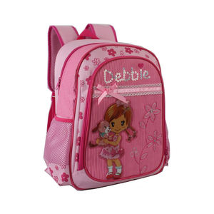 3D Cartoon Design Pink Color <b>Backpacks</b> <b>for</b> <b>School</b> <b>Girls</b> Kids Custom Unisex Nylon <b>School</b> Bag Customized Packing Flat Smooth 50pcs - Product Image 1