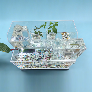 Nuevo Acuario Cuadrado de Acrílico LED de 2 Niveles 2026 con Autolimpieza, Tanque para Peces de 50L y Cámara de Gravedad Cero 'Flying Fish' - Product Image 2