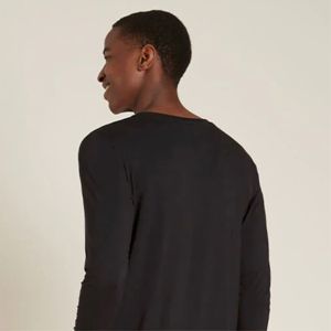 เสื้อยืดคอกลมแขนยาวผ้าฝ้ายสำหรับผู้ชายสวมใส่สบายมีหลายสี - Product Image 6