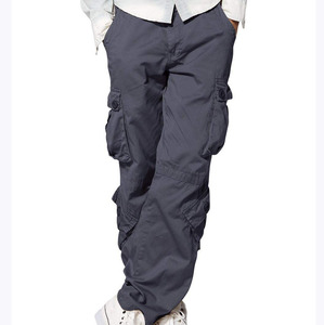 Pantalones Cargo Ligeros con Logotipo Personalizado al por Mayor, Ocho Bolsillos, Algodón de Alta Calidad, Resistentes al Viento, Transpirables, Casuales - Product Image 4